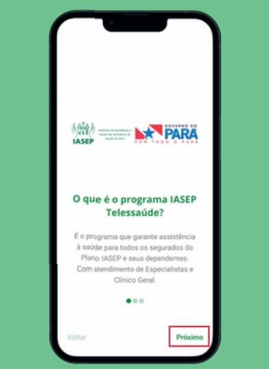 Início app telessaúde